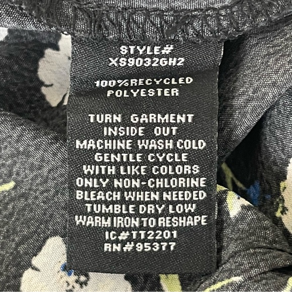 SANCTUARY NWT WOMEN’S SO SWEET FLORAL PRINTED SKIRT BLACK XL & XXL - Picture 6 of 9